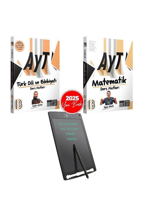 Benim Hocam Yayınları 2025 AYT Türkçe-Matematik Ders Notları-8.5" Pilli-Dijital Yazı ve Çizim Tableti Hediye