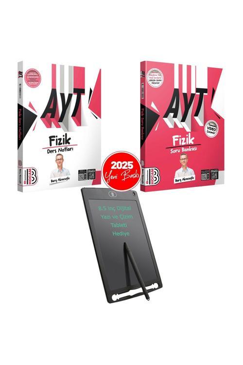 Benim Hocam Yayınları 2025 AYT Fizik Ders Notları-Çözümlü Soru Bankası-8.5" Pilli-Dijital Yazı ve Çizim Tableti Hediye