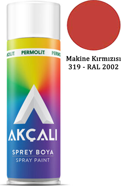 Sprey Boya 319 Makine Kırmızısı RAL 2002 400ml