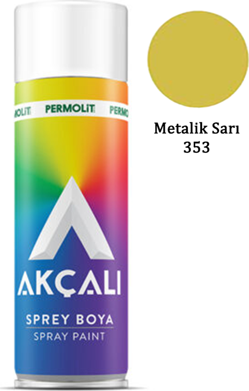 Sprey Boya 353 Metalik Sarı 400ml