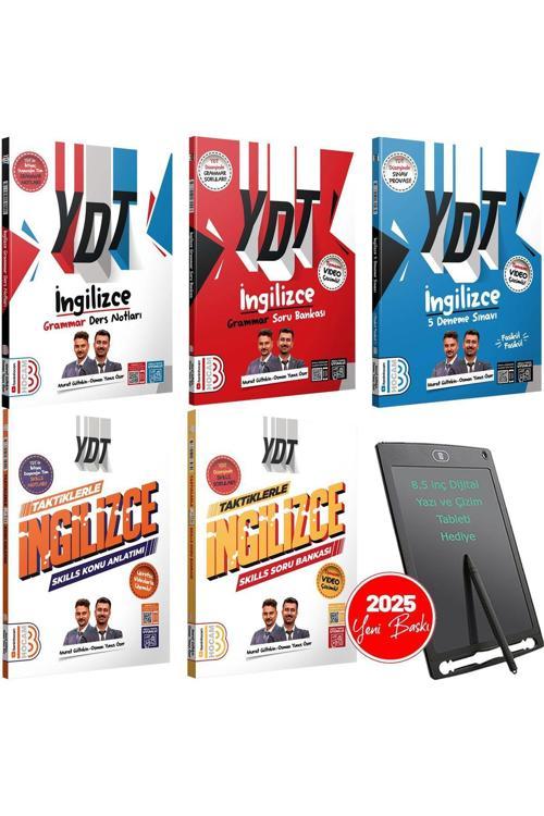 Benim Hocam Yayınları 2025 YDT Taktiklerle İngilizce-Grammar Konu Anlatım-Soru Banka-Dnm-8.5"Pilli-Dijital Yazı Tableti