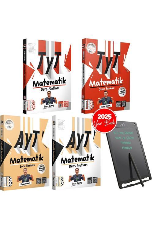 Benim Hocam Yayınları 2025 TYT-AYT Matematik Ders Notları-Soru Bankası-8.5 inç Pilli-Dijital Yazı ve Çizim Tableti Hed.