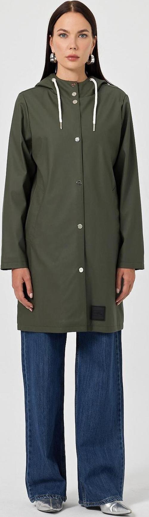 Ladonna Haki Yeşil Suni Yağmurluk