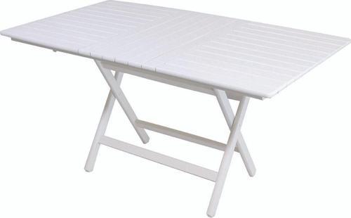 Katlanır Ahşap Masa - Atina 80X120 Beyaz