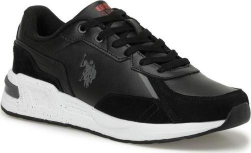U.S.POLO ASSN PETER SU 4PR SİYAH COMFORT CASUAL ANATOMİK SPOR AYAKKABISI
