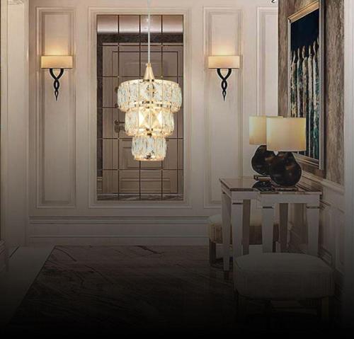 Sultan Tekli Gold Lüx Yatak Odası, Çocuk Odası Arahol Ve Mutfak Taşlı Avize