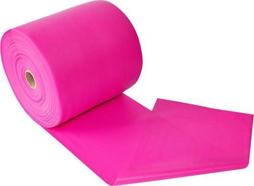 45 Metre Pilates Lastiği Pembe Yumuşak Direnç