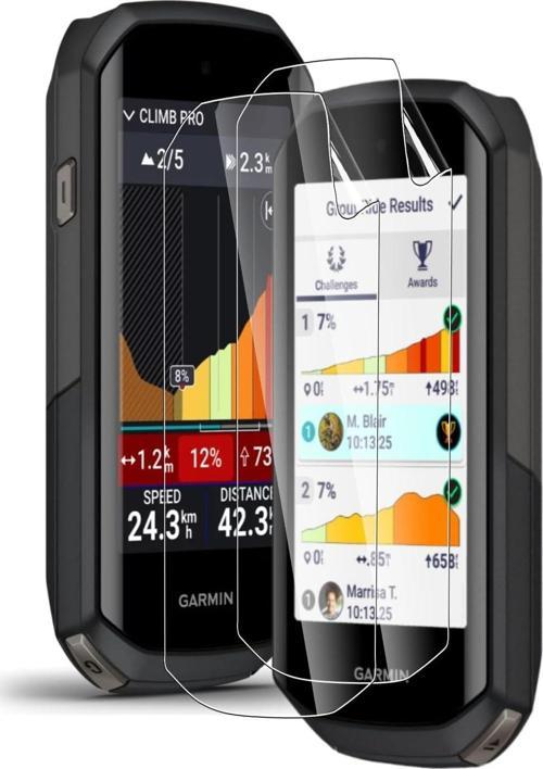 Garmin Edge 1050 GPS Uyumlu 2 Adet Ön Body Şeffaf Ultra Ekran Koruyucu Nano Jelatin