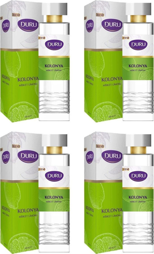 Kolonya Misket Limonu Pet Şişe 400 Ml x 4 Adet