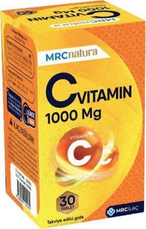 Natura C Vitamin 1000 MG 30 Tablet