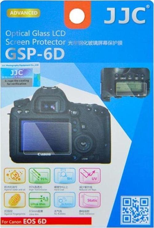 Gsp-6D Uyumlu Ultra Ince Lcd Ekran Koruyucu (Canon 6D)