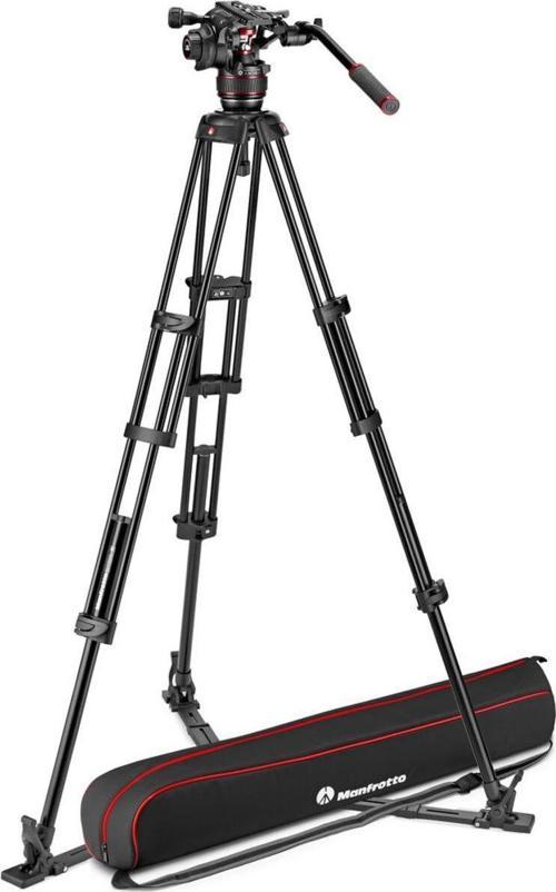 Mvk608Twınga Nitrotech 608 Head & Alu Twin Gs Video Tripod