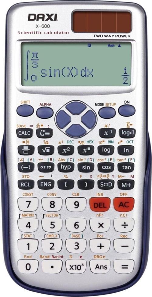 X-600 417 Fonksiyonlu Bilimsel Hesap Makinesi