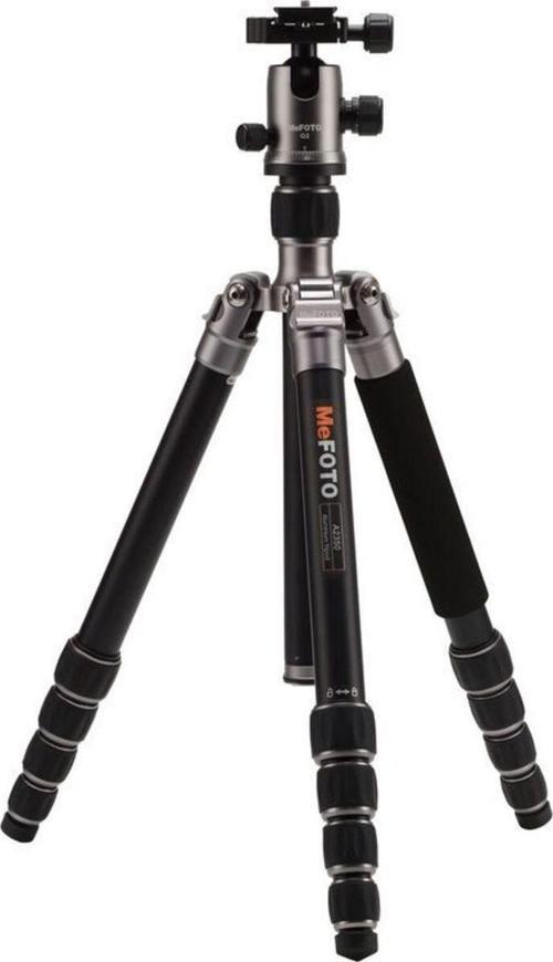 Bnero A2350Q2T Globetrotter Aluminum Travel Tripod Kit (Titanium)