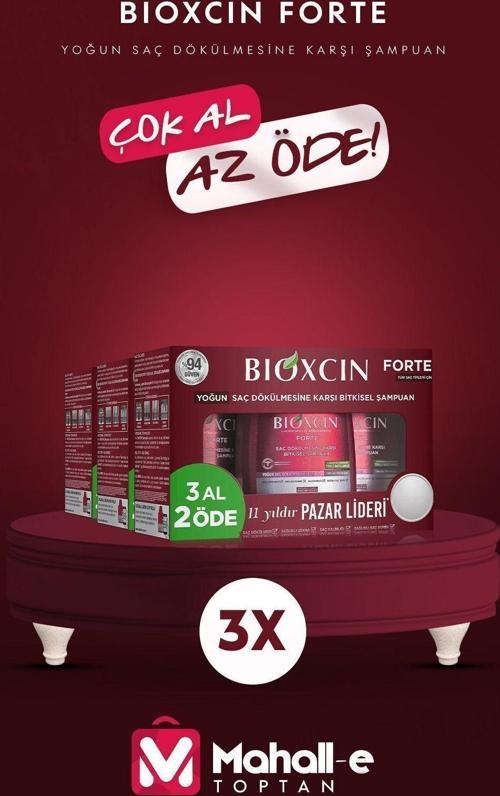 Forte Yoğun Saç Dökülmesine Karşı 3 Al 2 Öde Şampuan 300 Ml 3X3
