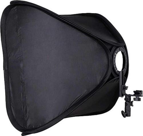 Kafa Flaşı Için 40X40 Katlanabilir Softbox Ve Flaş Tutucu
