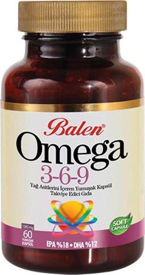 Omega 3-6-9 Yumuşak Kapsül 1200 Mg 60 Kapsül