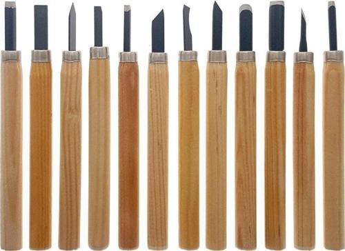 Meyco Ahşap Oyma Seti 12'Li Set