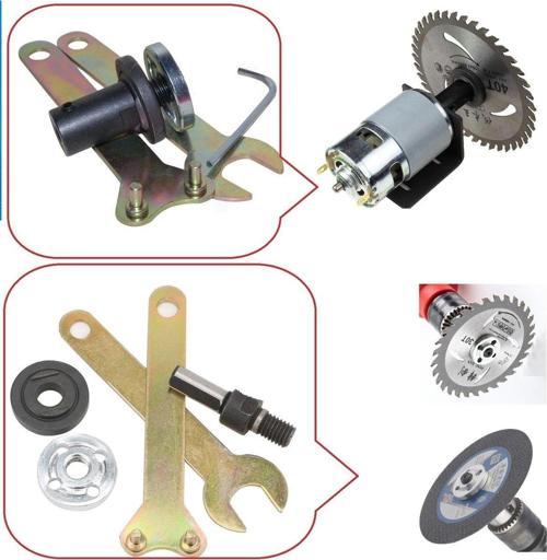 8Mm Motor Kaplini Ve Matkap Için 2Li Disk Bağlama Adaptör Aparat Seti Okul Proje Ödev Uygulama Arge