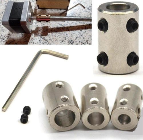 Cnc Motor Şaftı Çoğaltıcı 5-8Mm 6-8Mm 8-8Mm Şaft Kaplini 3Lü Bağlantı Elemanı Okul Proje Uygulama