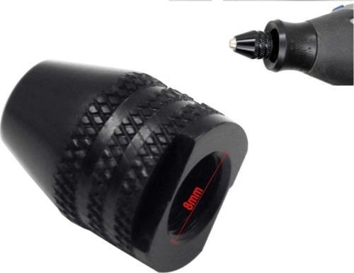 Atlas 135 G Mini Taşlama Gravür Makinası Mandren Att 135 G Kısa Kuyruk Otomatik Mandrel 3 Çeneli