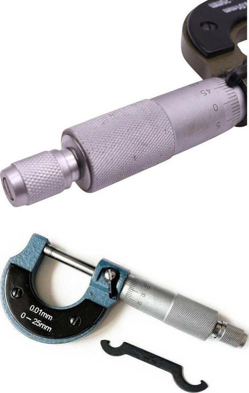 Mekanik Mikrometre Kalınlık Ölçer Hassas Ölçüm Kumpas 0-25 Mm 0.01 Mm Ölçme