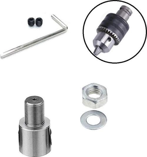 3/8Mm Kaplin Vida Seti Okul Proje Ödev Hobi Uygulama 8Mm Motor Mili Için Mandren Adaptör