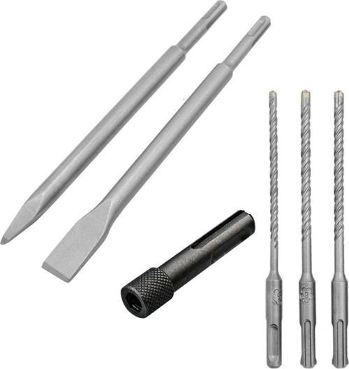 Kırıcı Delici Hilti İçin Sds Plus Elmaslı 3Lü Matkap Ucu Murç Keski Sds Vidalama Bits Adaptör Seti