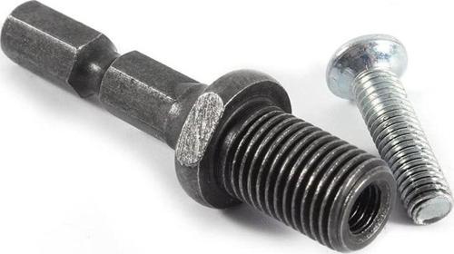 Altıgen Şaft Elektrikli Darbeli Matkap Mandren Için 1/4 Altıgen Şaft Adaptörü, Vida 3/8" 24Unf