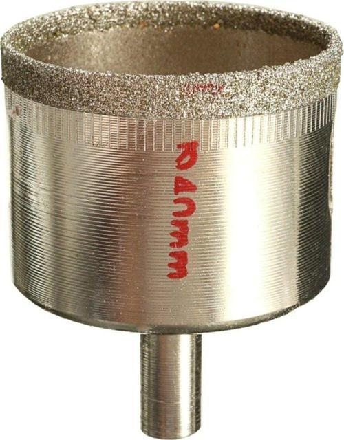 Mermer Granit Fayans Cam Yuvarlak Delme Panç Elmas Uç Yuvarlak Açma Matkap Için Karot 4Cm (40Mm)