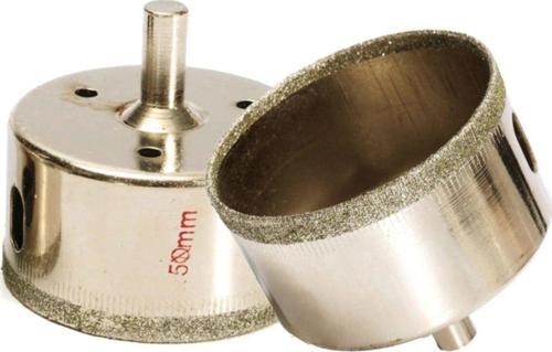 Mermer Granit Fayans Cam Yuvarlak Delme Panç Elmas Uç Yuvarlak Açma Matkap Için Karot 5Cm (50Mm)
