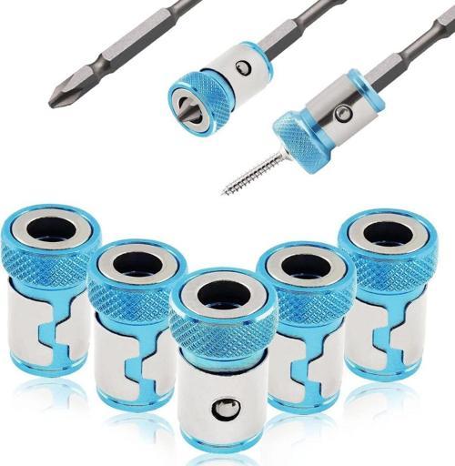 Manyetik Mıknatıslama Halkası 5 Adet Manyetik Vida Tutucu 1/4 Ph Pz Yıldız Matkap Ucu İçin