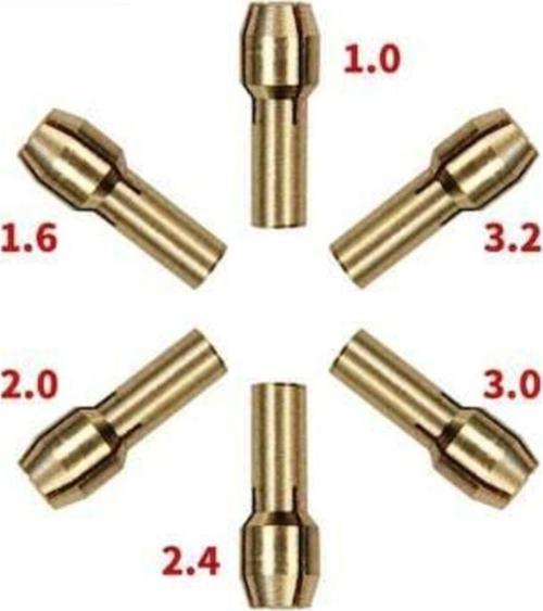 Gravür Makineleri Için Için 6 Adet Penset Chuck