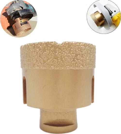 Mermer Granit Panç M14 Fayans Beton Pancı 110Mm Sarı Elmas Delme Ucu Avuç Taşlama Uyumlu Karot