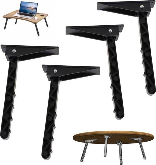 Sofra Ayağı (4 Adet) Katlanır 20Cm Ayak Sofra Sehpa İçin Plastik Açılı Katlamalı Ayak 4Lü