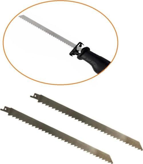 Tilki Kuyruğu Testeresi Kemik Kesme Ahşap Buz Plastik Kesme Ucu Paslanmaz Çelik 300Mm (30Cm) 2 Adet