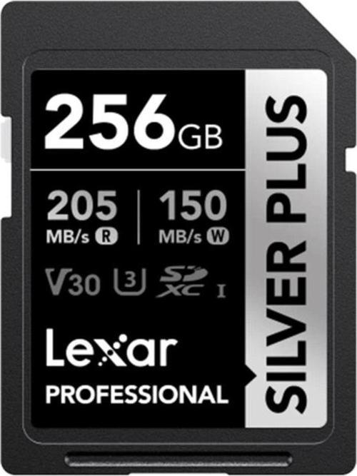 256Gb Lsdsıpl256G-Bnnng Professıonal Sılver Plus Sdxc Uhs-I Cards Up To 205Mb/S Read 150Mb/S W