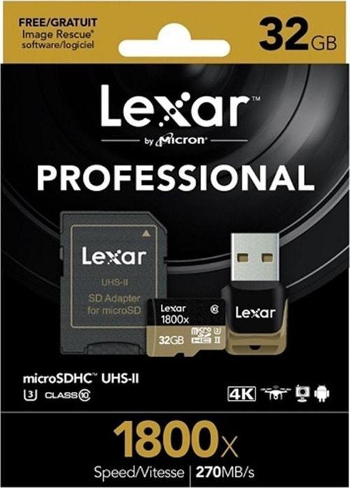 32 Gb 1800X Micro Sd Hafıza Kartı (270 Mb/S)