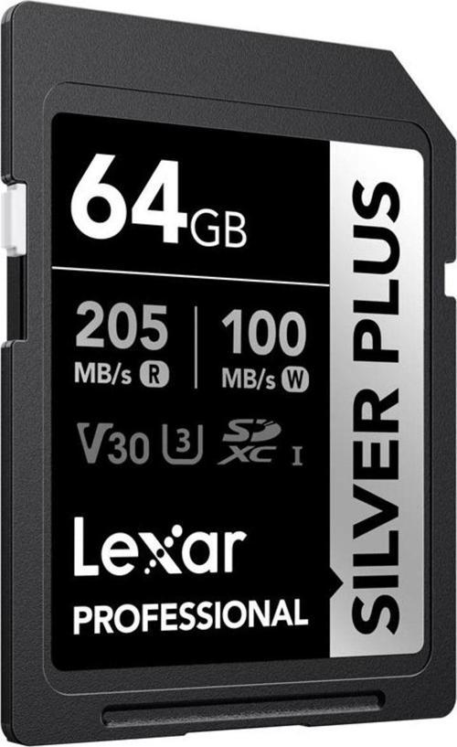 64Gb Lsdsıpl064G-Bnnng Professıonal Sılver Plus Sdxc Uhs-I Cards Up To 205Mb/S Read 100Mb/S Wr