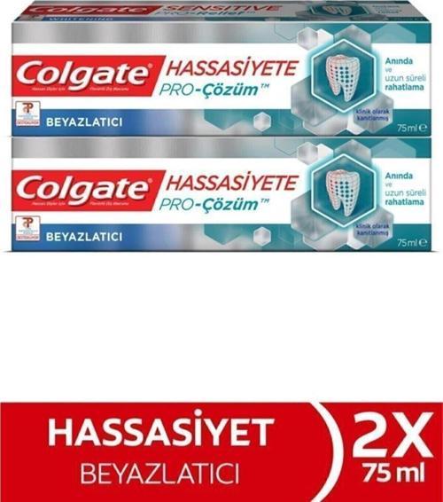 Hassasiyete Pro Çözüm Beyazlatıcı Pro Relief Diş Macunu 75 Ml X 2 Adet