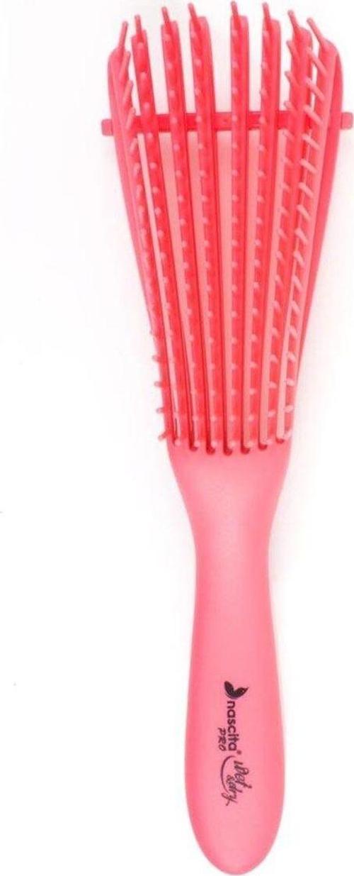 Pro Ayarlanabilir Mucize Açma-Tarama Saç Fırçası Pembe
