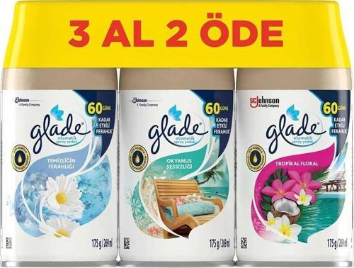 Oda Kokusu Otomatik Sprey Yedeği 269 ml x 3'lü Paket