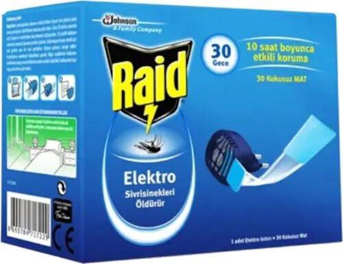 Raid Elektro Mat Kokusuz Tablet, 30'Lu
