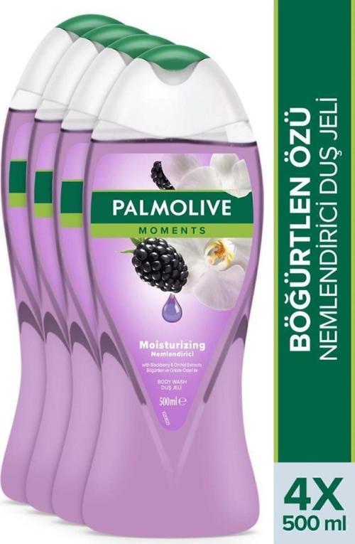 Moments Böğürtlen Ve Orkide Özleri Ile Nemlendirici Banyo Ve Duş Jeli 500 Ml X 4 Adet
