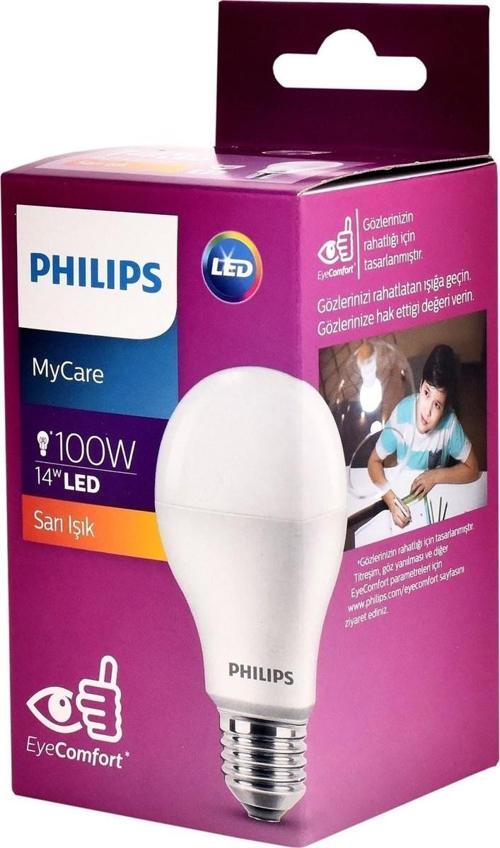 LEDBulb 14-100W E27 2700K Sarı Işık