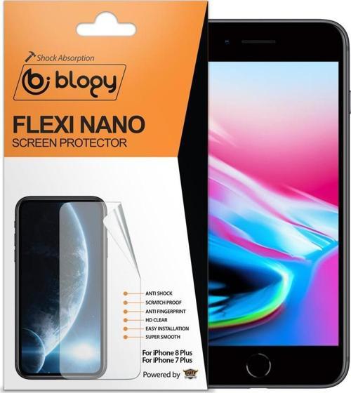 iPhone 8 Plus / 7 Plus ile Uyumlu Flexi Nano Ekran Koruyucu
