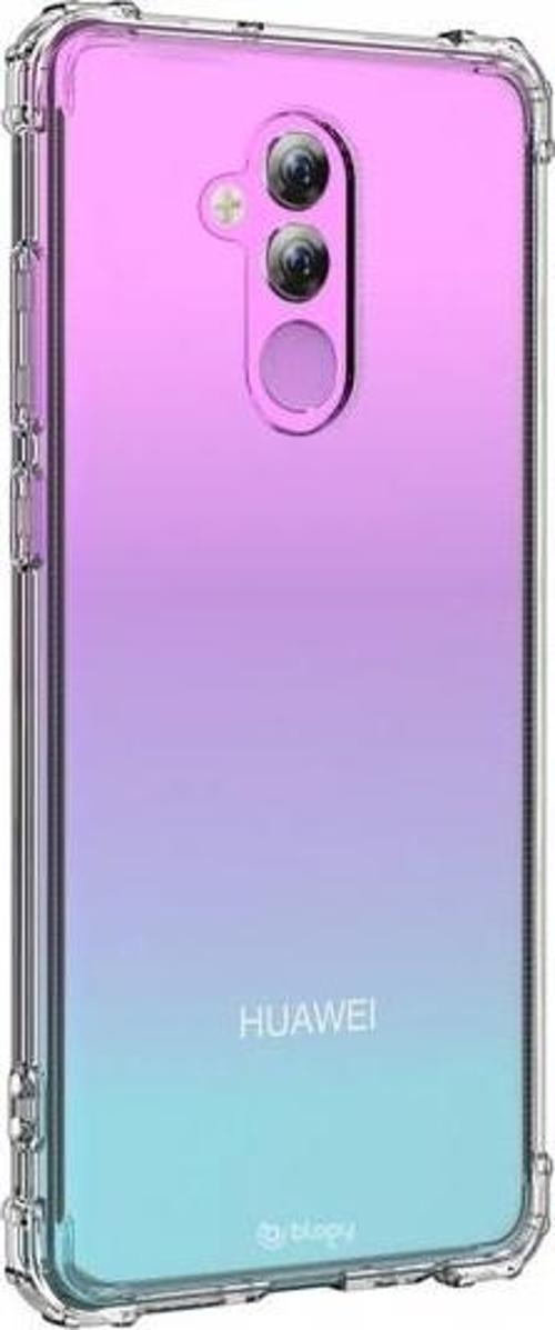Mate 20 Lite ile Uyumlu Crystal Fit Kılıf Crystal Clear