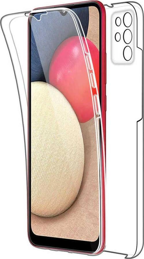 Samsung Galaxy A52s Kapak 360 Derece Ön ve Arka Tam Koruma Şeffaf Silikon Kılıf