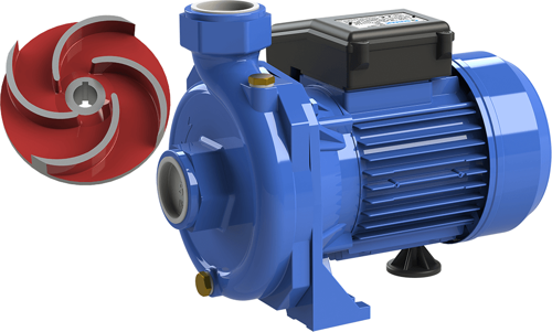 Sumak SM 150-A Açık Çarklı Santrifüj Pompa Monofaze (220V) 1.5HP