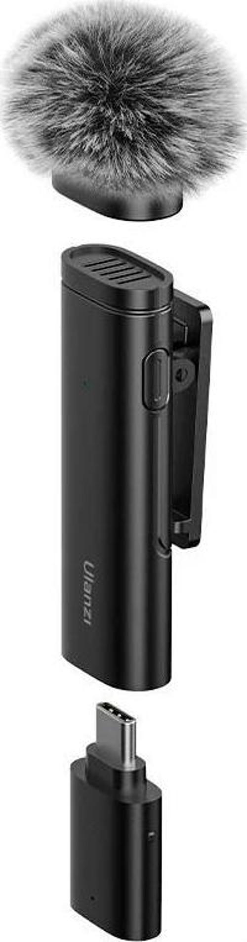 WM-10 Akıllı Telefon veya Tabletler için Kablosuz Klipsli Mikrofon (Type-C)